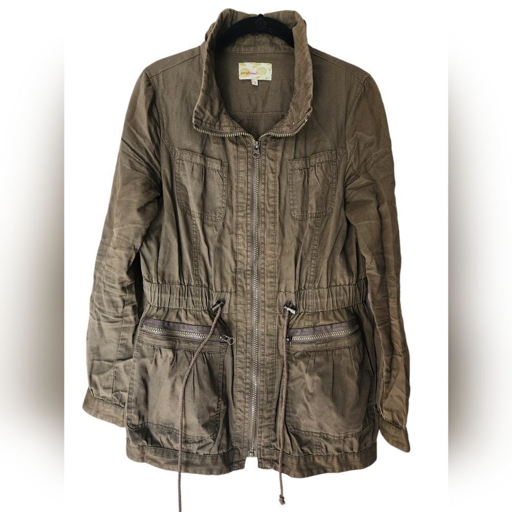 SASHIMI (Nordstrom) utility jacket, green, size S - Picture 2 of 5